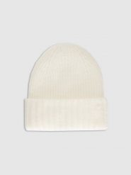 4F Czapka zimowa damska - beżowa S. Brązowe czapki i kapelusze damskie 4f, na zimę, bez wzorów, klasyczne. Za 49.99 zł.