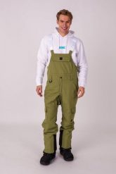 Spodnie ogrodniczki Yeh Man – khaki. Brązowe spodnie snowboardowe męskie OOSC, m, bez wzorów, z materiału, narciarskie. Za 1,078.99 zł.
