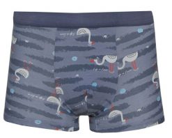 Bokserki Obcisłe, Niebieskie z Łabędziem, Bawełniane, Majtki z Elastanem -ALTIES. Niebieskie bokserki męskie Alties, l, bez wzorów, z bawełny. Za 35.00 zł.