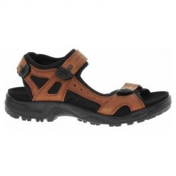 Buty trekkingowe męskie Ecco Offroad Sierra. Brązowe sandały męskie ecco, z materiału, bez zapięcia. Za 804.00 zł.