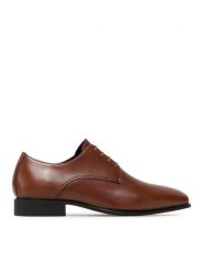 Geox Półbuty U High Life B U0299B 00043 C6026 Brązowy. Brązowe eleganckie półbuty Geox, ze skóry, wizytowe, bez zapięcia. Za 269.99 zł.