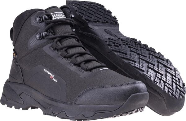 Buty trekkingowe męskie Magnum Dodson Mid Wp C. Czarne trekkingi męskie MAGNUM, trekkingowe. Za 364.13 zł.