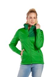 Kurtka damska Erima Softshell Performance. Zielone kurtki damskie Erima, m, bez wzorów, z materiału, z kapturem. Za 240.85 zł.