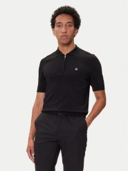 HUGO Polo Sayfong-4 50542750 Czarny Regular Fit. Czarne koszulki polo męskie Hugo, m, bez wzorów, z wiskozy, bez ramiączek. Za 469.99 zł.