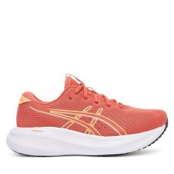 Buty do biegania Asics. Czerwone obuwie sportowe damskie Asics, bez wzorów, do biegania. Za 339.99 zł.