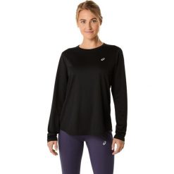 Damska koszulka z długim rękawem Asics Core. Czarne koszulki sportowe damskie Asics, m, bez wzorów, z materiału, eleganckie, bez kołnierzyka. Za 211.00 zł.