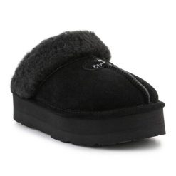 Kapcie Damskie Ocieplane BearPaw Retro Loki 2487W-884 czarne. Czarne kapcie damskie bez wzorów, z gumy. Za 544.84 zł.