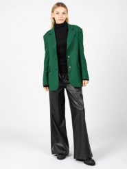 Silvian Heach Marynarka "Thomasin" | PGA22261GC | Thomasin | Kobieta | Zielony. Zielone żakiety damskie Silvian Heach, bez wzorów, z elastanu. W wyprzedaży za 399.00 zł.