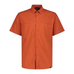 Koszula CMP. Czerwone koszule męskie CMP, bez wzorów, sportowe, bez kołnierzyka, bez ramiączek. Za 241.50 zł.