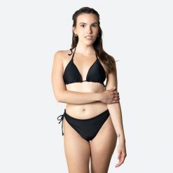 Majtki menstruacyjne bikini dla dziewczynek Ecowoman Wiązane. Czarne stroje kąpielowe dla dziewczynek ECOWOMAN, bez wzorów, z elastanu. Za 131.22 zł.