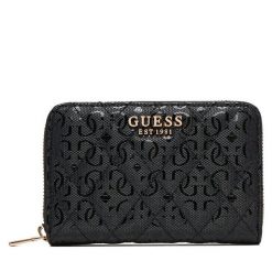 Portfel Guess. Czarne portfele damskie Guess, z aplikacjami. Za 269.99 zł.