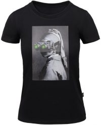 Helikon-Tex T-shirt damski (NVG Girl) - Czarny. Czarne t-shirty damskie HELIKON-TEX, bez wzorów, bez kołnierzyka. Za 90.09 zł.