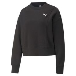 Bluza Sportowa Damska Puma Her Tr. Czarne bluzy sportowe damskie Puma, m, bez wzorów, bez kaptura. Za 182.99 zł.