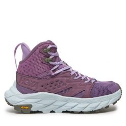 Trekkingi Hoka. Niebieskie obuwie sportowe damskie HOKA, bez wzorów, trekkingowe. Za 789.99 zł.