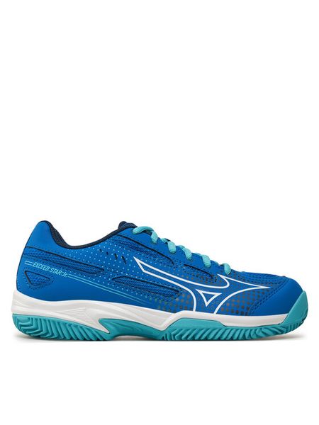 Mizuno Buty do tenisa Exceed Star Jr. Cc 61GC2255 Niebieski. Niebieskie buty sportowe chłopięce Mizuno, bez wzorów, ze skóry, bez zapięcia, tenisowe. Za 399.99 zł.