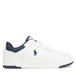 Sneakersy Polo Ralph Lauren. Białe trampki i tenisówki chłopięce Polo Ralph Lauren, bez wzorów, bez zapięcia. Za 359.99 zł.