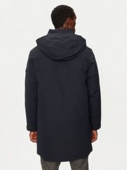 Tommy Hilfiger Parka MW0MW37369 Granatowy Regular Fit. Niebieskie kurtki męskie Tommy Hilfiger, m, bez wzorów, z syntetyku, bez kaptura. Za 1,359.00 zł.
