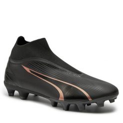 Buty do piłki nożnej Puma. Czarne buty sportowe męskie Puma, bez zapięcia. Za 309.99 zł.