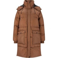 Parka dla kobiet Whistler Amatos. Brązowe kurtki damskie Whistler, bez wzorów, z puchu, bez kaptura. Za 354.50 zł.