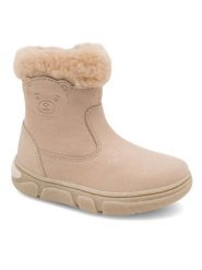 Lasocki Kids Botki BIMBO CI12-3116-08 Beżowy. Brązowe botki dziewczęce Lasocki Kids, ze skóry, bez zapięcia. Za 169.99 zł.