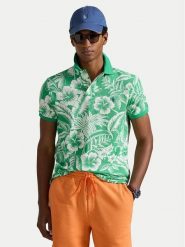 Polo Ralph Lauren Polo 710B13529001 Zielony Slim Fit. Zielone koszulki polo męskie Polo Ralph Lauren, l, bez wzorów, z bawełny, bez ramiączek. Za 689.99 zł.