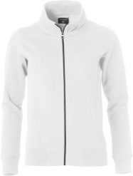 Clique Classic Cardigan Women – damski kardigan z kieszeniami na zamek. Białe bluzy damskie CLIQUE, s, bez wzorów, z bawełny. Za 212.53 zł.