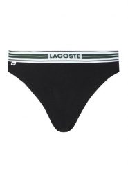 Lacoste Stringi 8F5198 Czarny. Czarne stringi damskie Lacoste, l, bez wzorów, z bawełny. Za 109.99 zł.