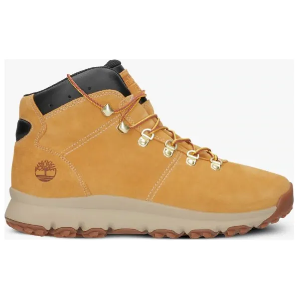 Timberland World Hiker Mid buty męskie, żółty, rozmiar 43,5. Żółte trekkingi męskie Timberland, na zimę, outdoorowe. W wyprzedaży za 365.49 zł.
