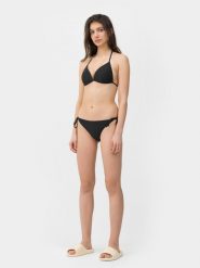 4F Dół od bikini z materiałów z recyklingu damski S. Niebieskie bikini damskie 4f, s, bez wzorów. W wyprzedaży za 4.99 zł.