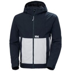 Kurtka wodoodporna Helly Hansen Rig. Niebieskie kurtki męskie Helly Hansen, m, bez wzorów, z poliesteru, sportowe, bez kaptura. Za 724.00 zł.