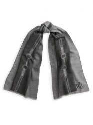 LAUREN RALPH LAUREN Szalik 454P23540002 Szary ciemny. Szare czapki i kapelusze damskie Lauren Ralph Lauren, bez wzorów. Za 549.99 zł.