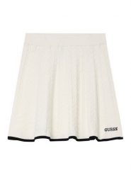 Guess Spódnica J6RD22 Z4652 Écru Regular Fit. Spódniczki dla dziewczynek Guess, z aplikacjami, z syntetyku. Za 239.99 zł.