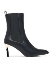 Armani Exchange Botki XW003097 AF27458 UC001 Czarny. Czarne botki damskie Armani Exchange, bez obcasa, na szpilce, bez zapięcia. Za 979.99 zł.