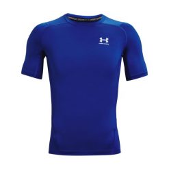 Jersey Under Armour à manches courtes. Białe buty sportowe męskie Under Armour, m, bez wzorów, z jersey, bez kołnierzyka, bez ramiączek, na fitness i siłownię. Za 204.50 zł.