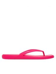 Crocs Japonki Miami Flip 211435 Różowy. Czerwone klapki damskie Crocs, bez wzorów, z tworzywa sztucznego, bez obcasa. Za 139.99 zł.