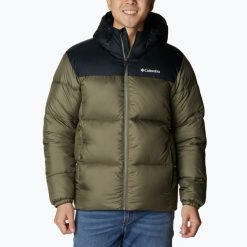 Kurtka ocieplana męska Columbia Puffect II Hooded. Zielone kurtki męskie Columbia, m, bez wzorów, trekkingowe. Za 549.99 zł.