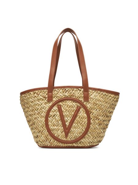 Valentino Torebka Samuela VBG90O02 Beżowy. Brązowe torebki do ręki damskie Valentino, bez wzorów, z tworzywa sztucznego, bez dodatków. Za 279.99 zł.