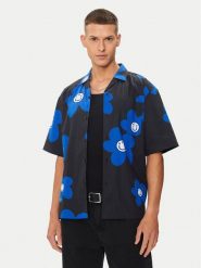 Hugo Koszula Eligino 50513855 Czarny Oversize. Czarne koszule męskie Hugo, m, bez wzorów, z bawełny, bez kołnierzyka, bez ramiączek. Za 499.99 zł.