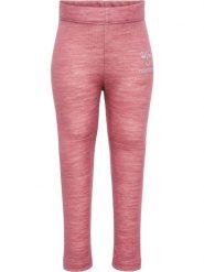 Legginsy dla dziewczynki Hummel Wolly. Czerwone legginsy dla dziewczynek Hummel, bez wzorów, z bawełny. Za 133.00 zł.