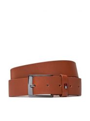 Tommy Hilfiger Pasek Męski Adan Leather 3.5 AM0AM12052 Brązowy. Brązowe paski damskie Tommy Hilfiger, bez wzorów, ze skóry. Za 129.99 zł.