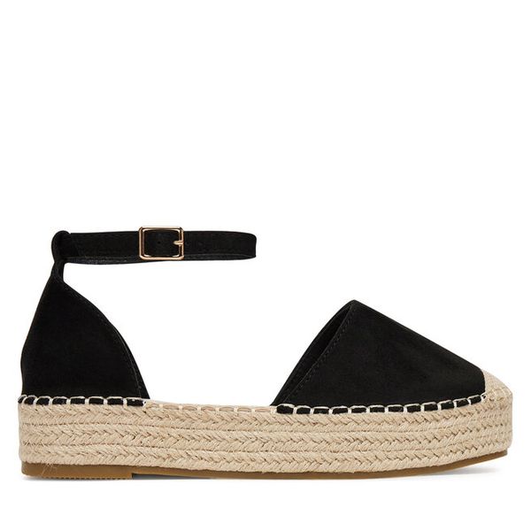 Espadryle DeeZee. Czarne sandały damskie DeeZee, bez wzorów, bez obcasa, bez zapięcia. Za 99.99 zł.