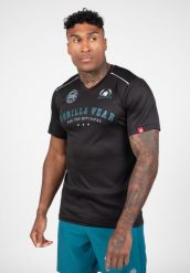 Baltimore Koszulka - Czarny. Czarne koszulki sportowe męskie GORILLA WEAR, s, bez wzorów, z poliesteru, bez kołnierzyka, bez ramiączek, na fitness i siłownię. Za 204.00 zł.