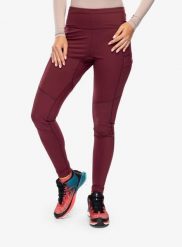 Legginsy damskie Rab Horizon Tights. Czerwone legginsy damskie RAB, m, bez wzorów, z materiału. Za 306.65 zł.