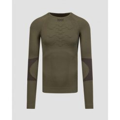 Koszulka termoaktywna męska X-Bionic X-Plorer Energizer 4.0 Green. Zielone koszulki sportowe męskie XBIONIC, m, bez wzorów, bez kołnierzyka, bez ramiączek, trekkingowe. Za 440.00 zł.