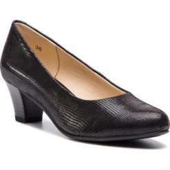 Półbuty CAPRICE - 9-22306-22 Black Reptile 010. Czarne półbuty damskie Caprice, ze skóry ekologicznej. Za 199.90 zł.