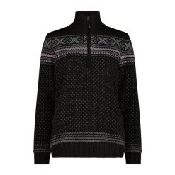 Damski sweter z dzianiny CMP. Białe swetry damskie CMP, s, bez wzorów, z dzianiny, bez kołnierzyka, bez ramiączek, długie, bez kaptura. Za 372.50 zł.