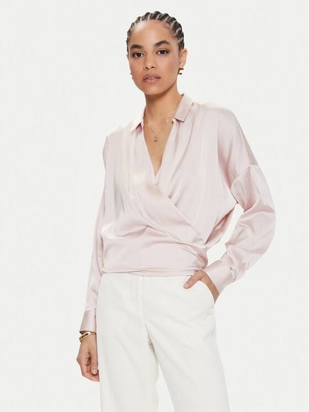 Imperial Koszula CJF4HDG Różowy Relaxed Fit. Czerwone bluzki damskie Imperial, xs, bez wzorów, z syntetyku, bez kołnierzyka, bez ramiączek. Za 169.99 zł.