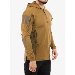 Bluza bushcraft męska Helikon-Tex Range Hoodie. Brązowe bluzy męskie HELIKON-TEX, m, bez wzorów, bez kaptura. Za 261.99 zł.