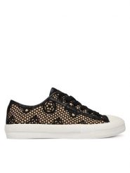 Guess Trampki FLJCR2 FAP12 Czarny. Czarne trampki i tenisówki damskie Guess, z aplikacjami, z materiału, bez zapięcia. Za 325.99 zł.