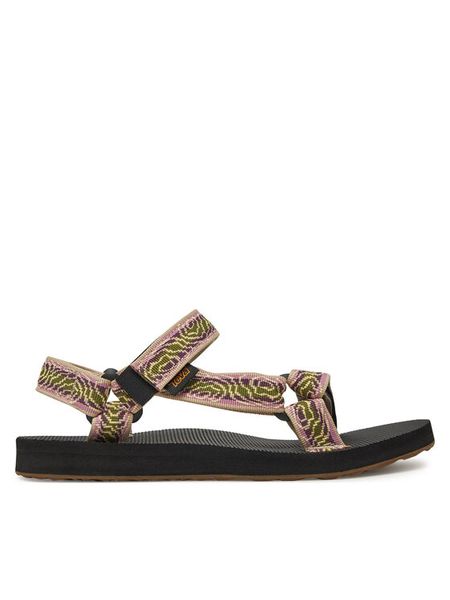 Teva Sandały Original Universal 1003987 Zielony. Zielone sandały damskie Teva, bez wzorów, z materiału, bez obcasa, na płaskiej podeszwie, bez zapięcia. Za 299.99 zł.